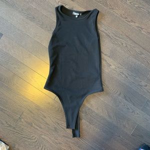 Missguided Black Bodysuit Size 4, BNWOT